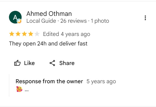 Rukn Al Marar customer review 2
