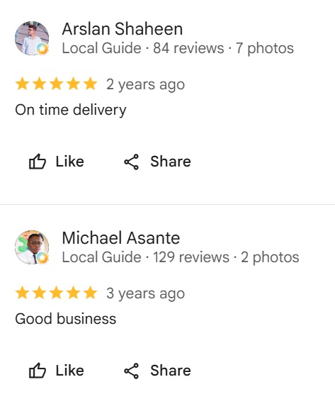 Rukn Al Marar customer review 1