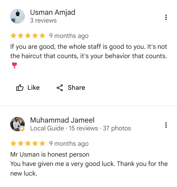 City Cuts Barber customer review